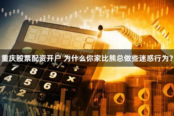 重庆股票配资开户 为什么你家比熊总做些迷惑行为？